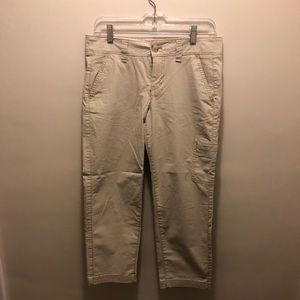 NWOT Eddie Bauer Tan Capri Pants